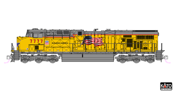 Kato 176-8967 - GE ES44AC (DC Silent) Union Pacific (UP) 7777 - N Scale