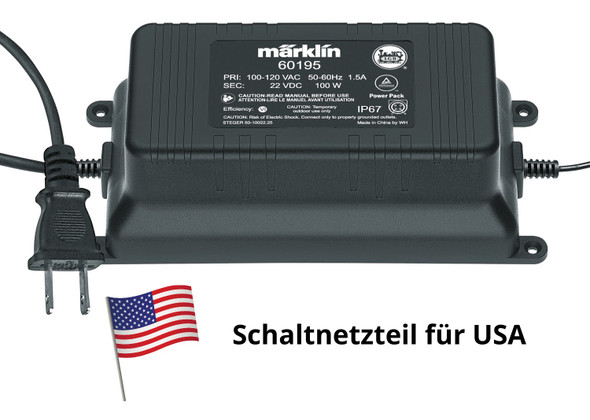 Marklin 60195 - 100 VA, 120 Volt Switched Mode Power Pack  - Multi Scale