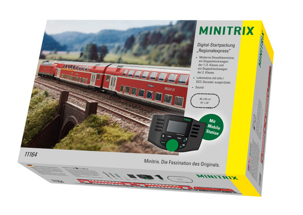 Minitrix 11164 - Regional Express Digital Starter Set (DCC and Sound)  - N Scale