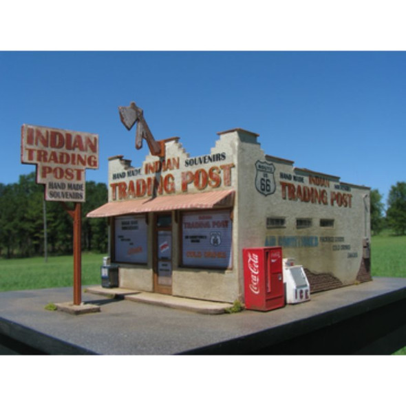 Showcase Miniatures 2018 - Route 66 Series Indian Trading Post   - HO Scale Kit