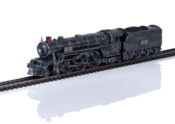 Trix 25492 - Black Ice Steam Locomotive with a Tender (DCC and Sound) AC/DC  - HO Scale