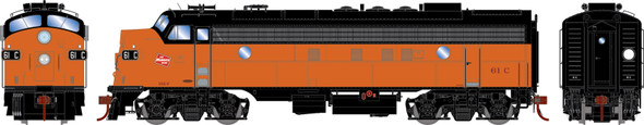 Athearn Genesis 19703 - EMD FP7A (DCC and Sound) Milwaukee Road (MILW) 61C - HO Scale