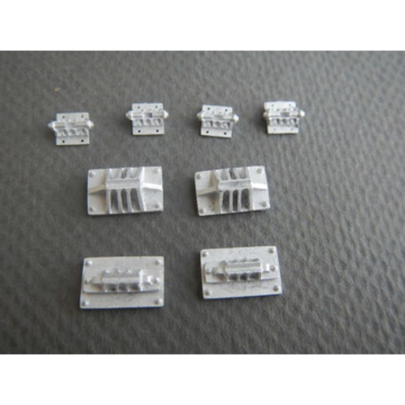 Showcase Miniatures 2185 - Slab and Pin Bridge Castings (8 pieces)   - HO Scale Kit