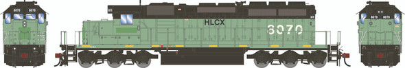 Athearn 1804 - EMD SD40-2 (DC Silent) Helm Leasing (HLCX) 8070 Primed For Grime - HO Scale