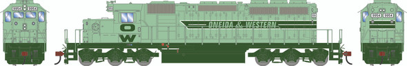 Athearn 1815 - EMD SD40-2 (DCC and Sound) Oneida & Western (OWTX) 9954 - HO Scale