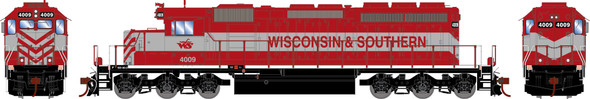 Athearn 1238 - EMD SD40-2 (DC Silent) Webb Asset Management/Watco (WAMX) 4009 - HO Scale