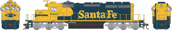 Athearn 1252 - EMD SD40-2 (DCC and Sound) Atchison, Topeka and Santa Fe (ATSF) 5061 - HO Scale