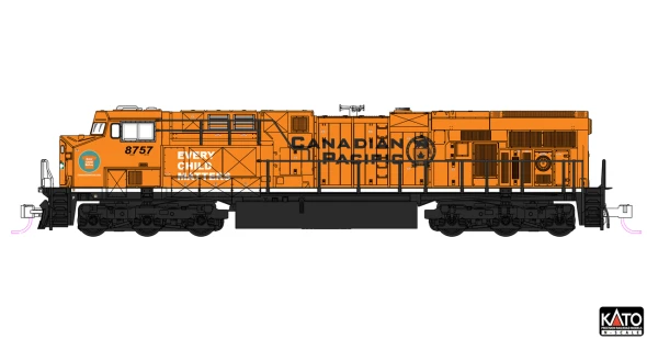 Kato 176-8961DCC - GE ES44AC (DCC without Sound) Canadian Pacific