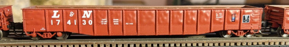 Bluford Shops 52135 - 52'6" Medium Dented Gondola Louisville & Nashville (L&N) 174118 - N Scale