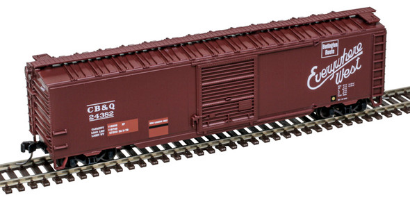 Atlas Trainman 50006912 - 50' Single Door Box Car Chicago, Burlington & Quincy (CB&Q) 24203 - N Scale