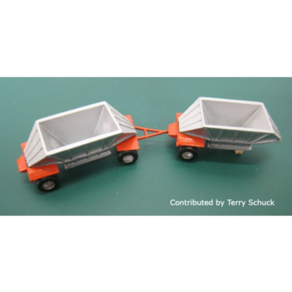 Showcase Miniatures 24 - Double Aggregate Hoppers   - N Scale Kit