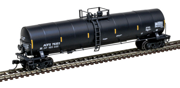 Atlas Master 50006965 - ACF® 23,500 Gallon Tank Car ACFX (Black) 76351 - N Scale