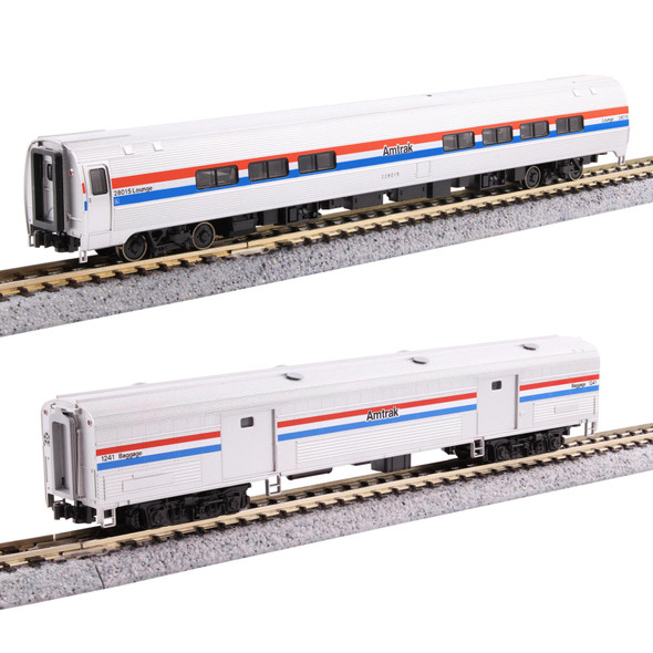 PRE-ORDER: Kato 106-6294-1 - Amfleet II Cafe & Baggage 2 Car Set