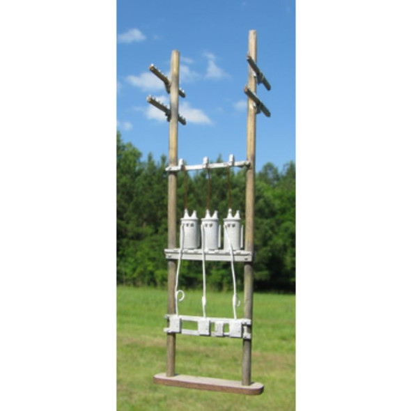 Showcase Miniatures 534 - 40ft Down-line Regulator Assembly (Wood Poles)   - N Scale Kit