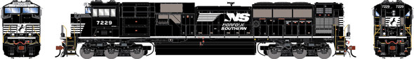 PRE-ORDER: Athearn Genesis 2983 - EMD SD70ACu (DC Silent) Norfolk Southern (NS) 7229 - HO Scale