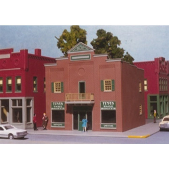 Smalltown USA 6000 - Town Bank formerly Tina's Tart Shop - HO Scale Kit