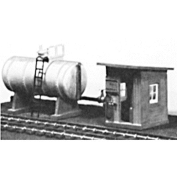 Stewart Products 1107 - Oil stge tank/pump house   - N Scale Kit
