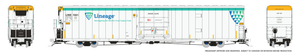 Rapido 167503A-7214 - Greenbrier 72' IL 7780 Reefer (w/ Sound) Lineage (LINX) 7214 "Jasper-Alberta CA" - HO Scale