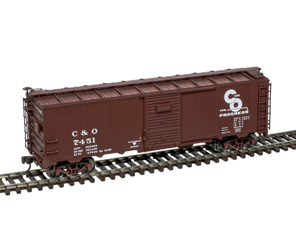 Atlas Master 20007765 - 1932 ARA Box Car Chesapeake & Ohio (C&O) 7451 - HO Scale