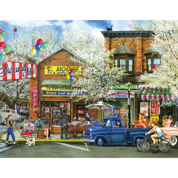 SunsOut 28678 - Afternoon on Mainstreet Jigsaw Puzzle