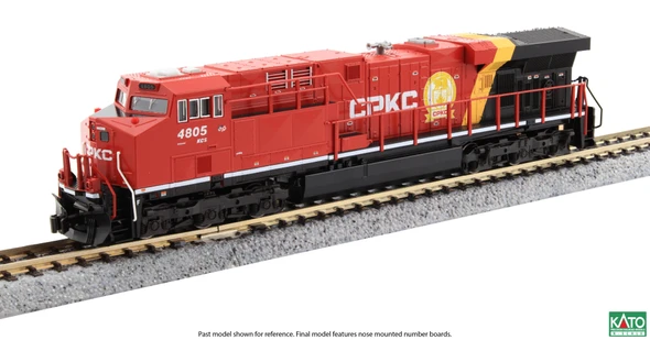 PRE-ORDER: Kato 176-8957 - GE ES44AC (DC Silent) Canadian Pacific
