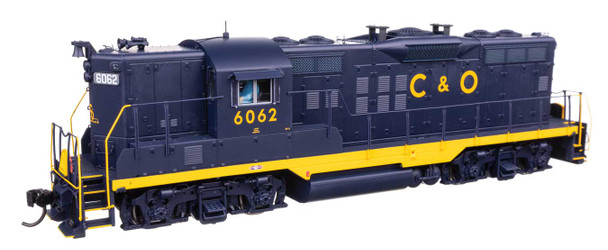 Walthers Proto 920-42728 - EMD GP9 Phase II (DCC and Sound) Chesapeake & Ohio (C&O) 6052 - HO Scale