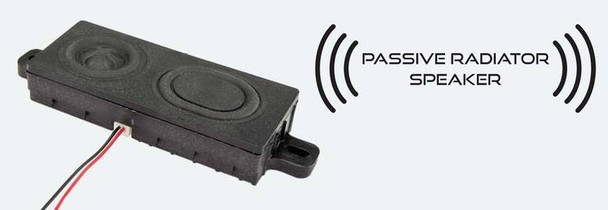 ESU 50343 - Speaker 29mm x 65mm x 14mm, square, 8 Ohm, resonator
