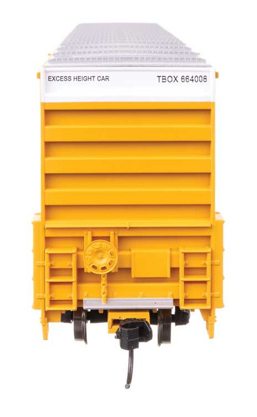 PRE-ORDER: Walthers Mainline 910-3135 - 60' High Cube Plate F Horizontal Post Boxcar TTX (TBOX) 664059 - HO Scale