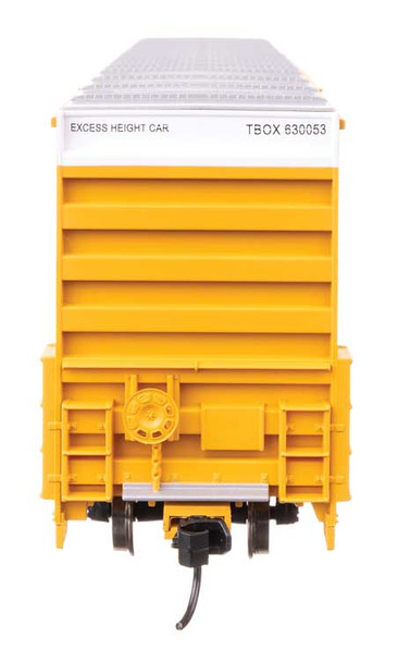 PRE-ORDER: Walthers Mainline 910-3140 - 60' High Cube Plate F Horizontal Post Boxcar TTX (TBOX) 630148 High Markings - HO Scale