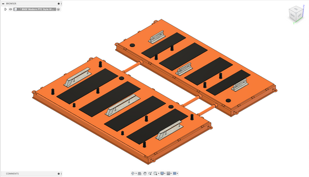 Nafta Scale Models H-3003 - PTC Antenna BNSF Style 3  - HO Scale