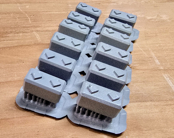 Nafta Scale Models N-8180 - Mega Blocks Square 45 Connectors  - N Scale