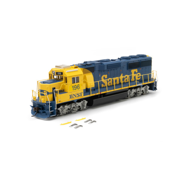 Athearn 1068 - EMD GP60 (DC Silent) BNSF 196 Primed For Grime - HO Scale