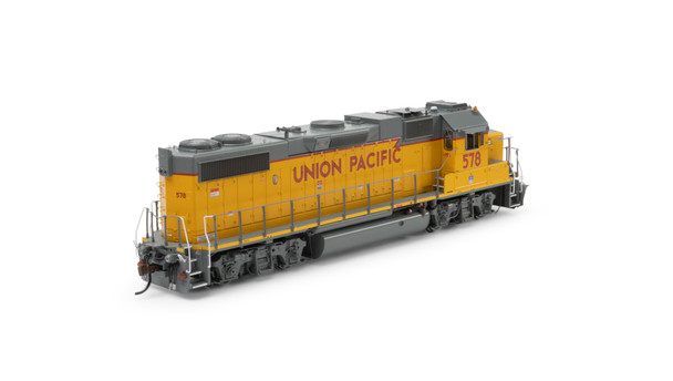 Athearn Genesis 1397 - EMD GP38-2 (DC Silent) Union Pacific (UP) 578 'Baby Wings/Yellow Sill' - HO Scale