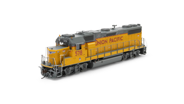Athearn Genesis 1417 - EMD GP38-2 (DCC and Sound) Union Pacific (UP) 578 'Baby Wings/Yellow Sill' - HO Scale