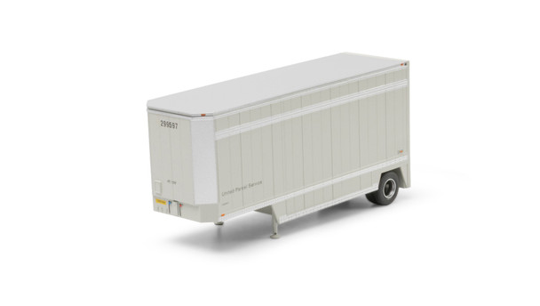 Athearn 1561 - 28' Parcel (PUP) Trailer United Parcel Service (UPS) 292446 - HO Scale