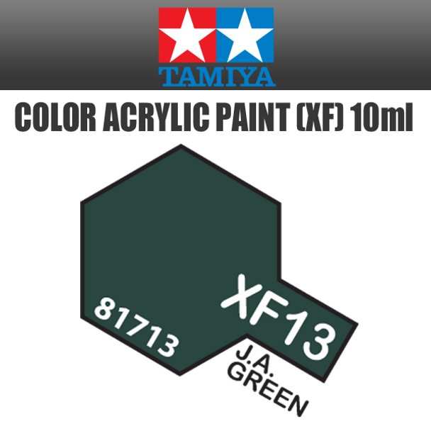 TAMIYA 81713 - Acrylic Mini XF-13 J.A. Green - 10ml Bottle