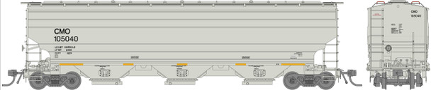 PRE-ORDER: Jackson Railcar N601111 - Trinity 5239 3-Bay Covered Hopper Union Pacific (CMO) 105215 No Shield - N Scale