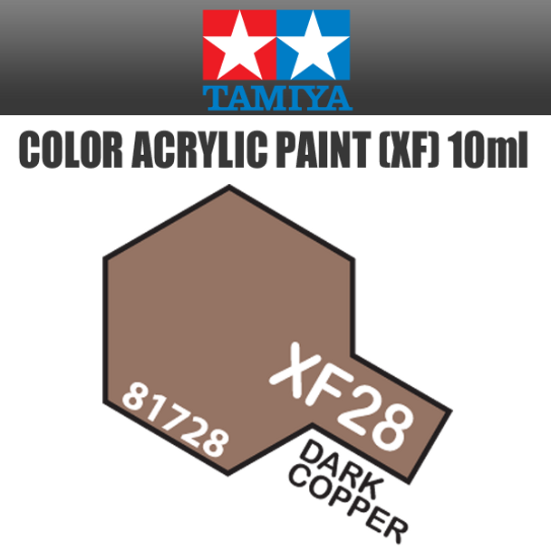 TAMIYA 81728 - Acrylic Mini XF-28 Dark Cooper - 10ml Bottle