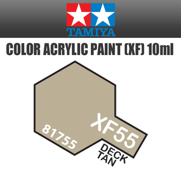 TAMIYA 81755 - Acrylic Mini XF-55 Deck Tan - 10ml Bottle