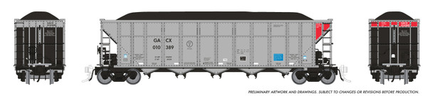 Rapido 169051A-010398 - AutoFlood III Coal Hopper General American (GACX) 010398 - HO Scale