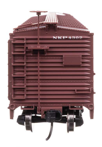 Walthers Mainline 910-41060 - 40' Steel Boxcar with Murphy Ends Nickel Plate Road (NKP) 4302 - HO Scale