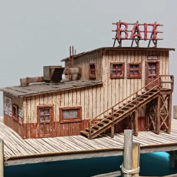 Jackson Railcar MTI1010 - Bubba's Bait Shop  - N Scale Kit