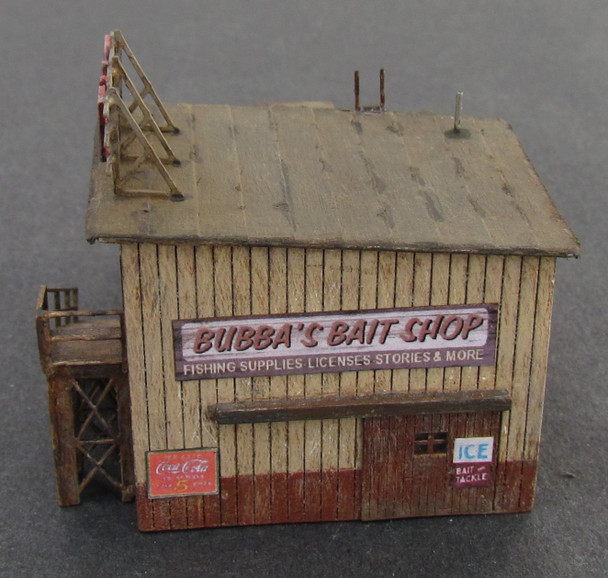 Jackson Railcar MTI1010 - Bubba's Bait Shop  - N Scale Kit