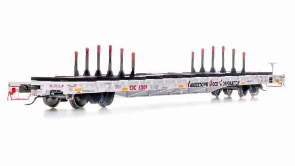Home Shops HFF-015-001 - ScaleTrains BSC Finger Rack Flatcar Yankeetown Dock Corp (YDC) 31109 - HO Scale