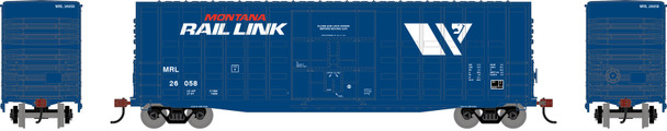 PRE-ORDER: Athearn Roundhouse 4660 - 50' Waffle High Cube Box Car Montana Rail Link (MRL) 26058 - HO Scale