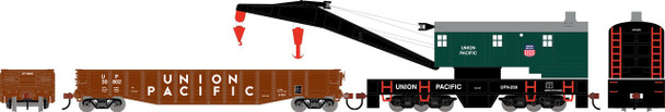PRE-ORDER: Athearn 3621 - 200-Ton Crane and 50' Gondola Set Union Pacific (UP) #250 (Crane); UP #30802 (Gondola) - HO Scale