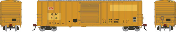 PRE-ORDER: Athearn 3649 - 50' FMC 5347 Single Door Box Car Albany and Eastern Railroad (AERC) 5138 Primed For Grime - HO Scale