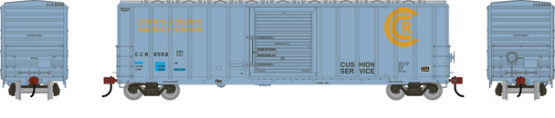 PRE-ORDER: Athearn 3658 - 50' FMC 5347 Single Door Box Car Corinth and Counce (CCR) 6559 Primed For Grime - HO Scale