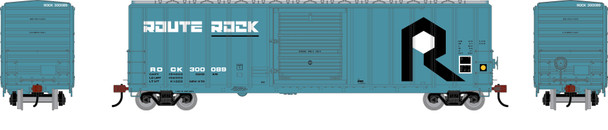 PRE-ORDER: Athearn 3666 - 50' FMC 5347 Single Door Box Car Rock Island (ROCK) 300089 - HO Scale