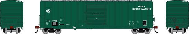 PRE-ORDER: Athearn 3669 - 50' FMC 5347 Single Door Box Car Texas South-Eastern Railroad (TSE) 5066 - HO Scale